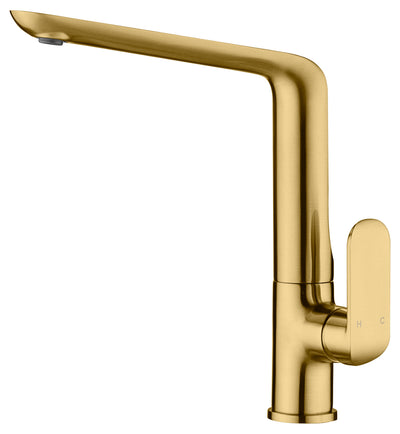 IKON KARA LEAD FREE SINK MIXER 314MM BRUSHED GOLD