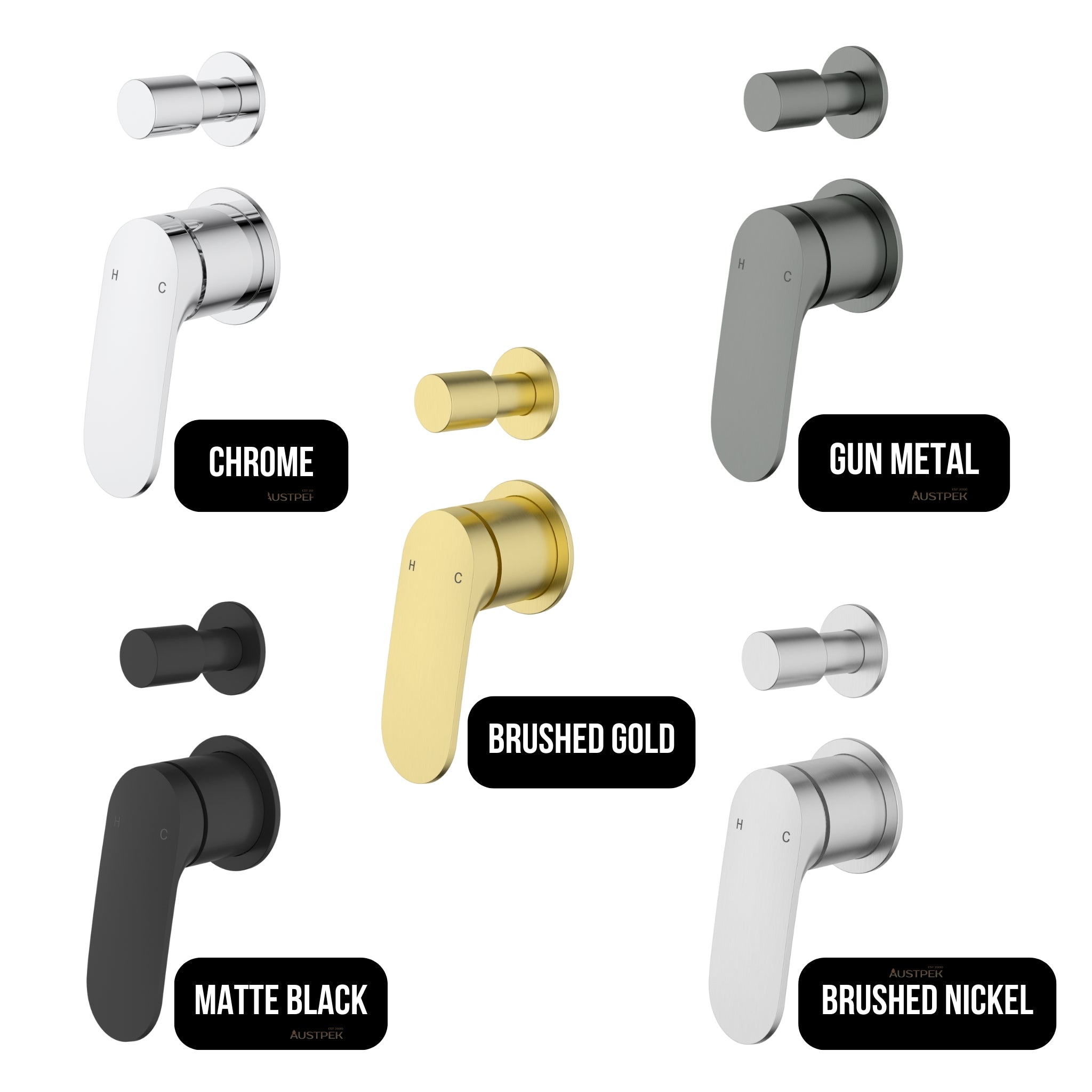 IKON SULU II LEAD FREE WALL DIVERTER MIXER TRIM KIT WITH ROUGH IN BODY MATTE BLACK