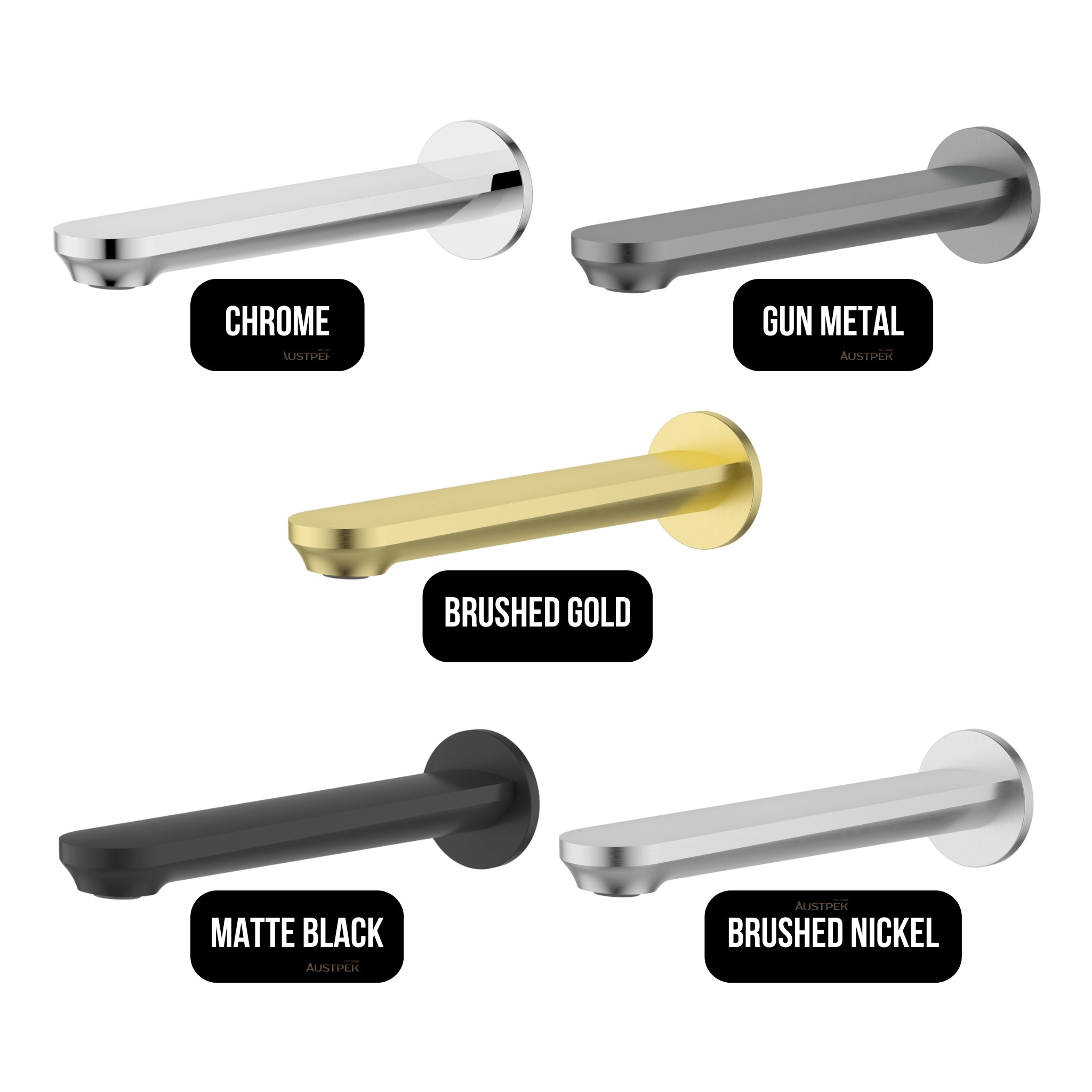 IKON SULU II LEAD FREE BATH SPOUT 226MM CHROME