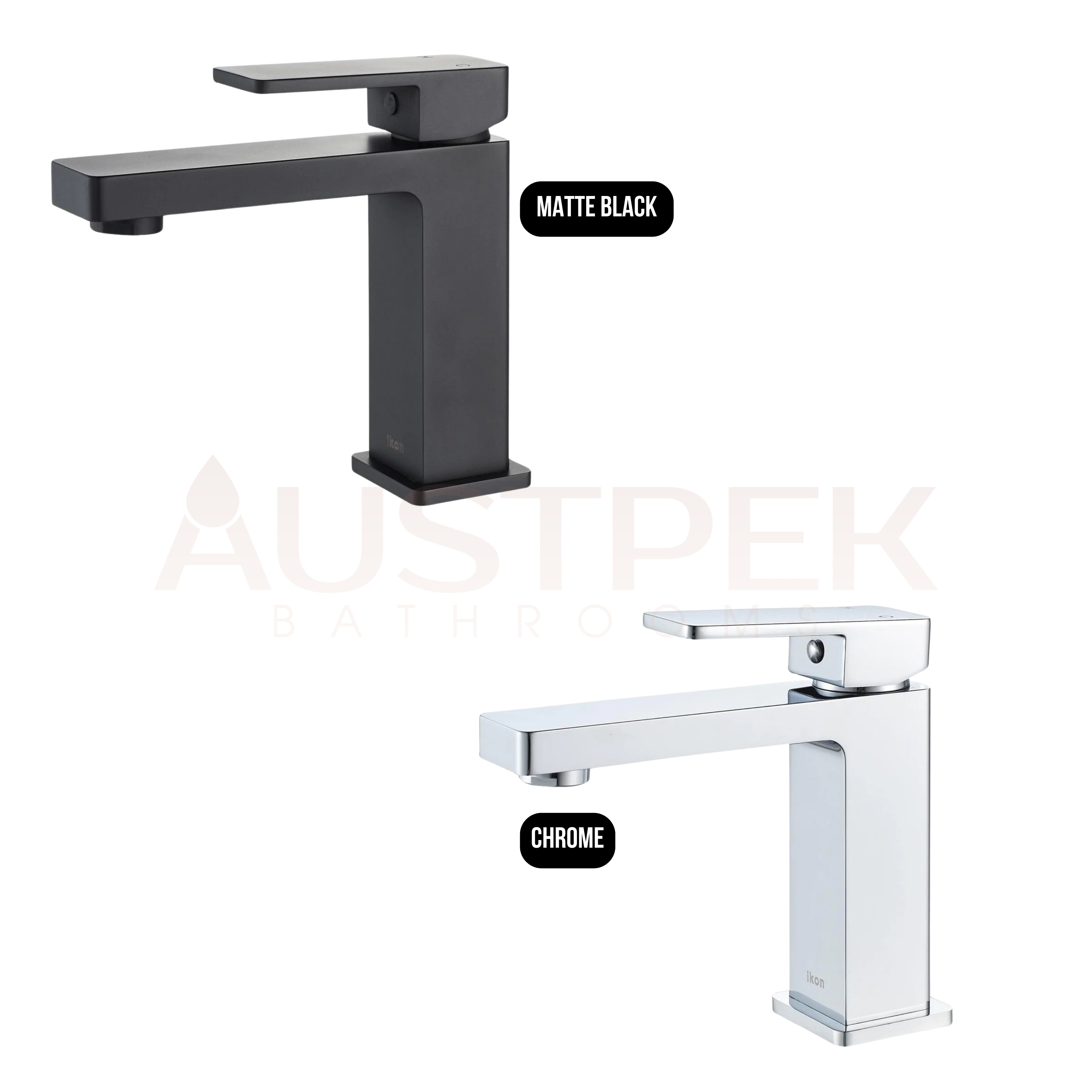 IKON CERAM BASIN MIXER MATTE BLACK