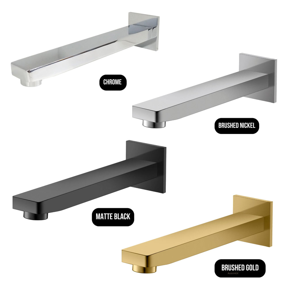 IKON CERAM WALL SPOUT BRUSHED GOLD