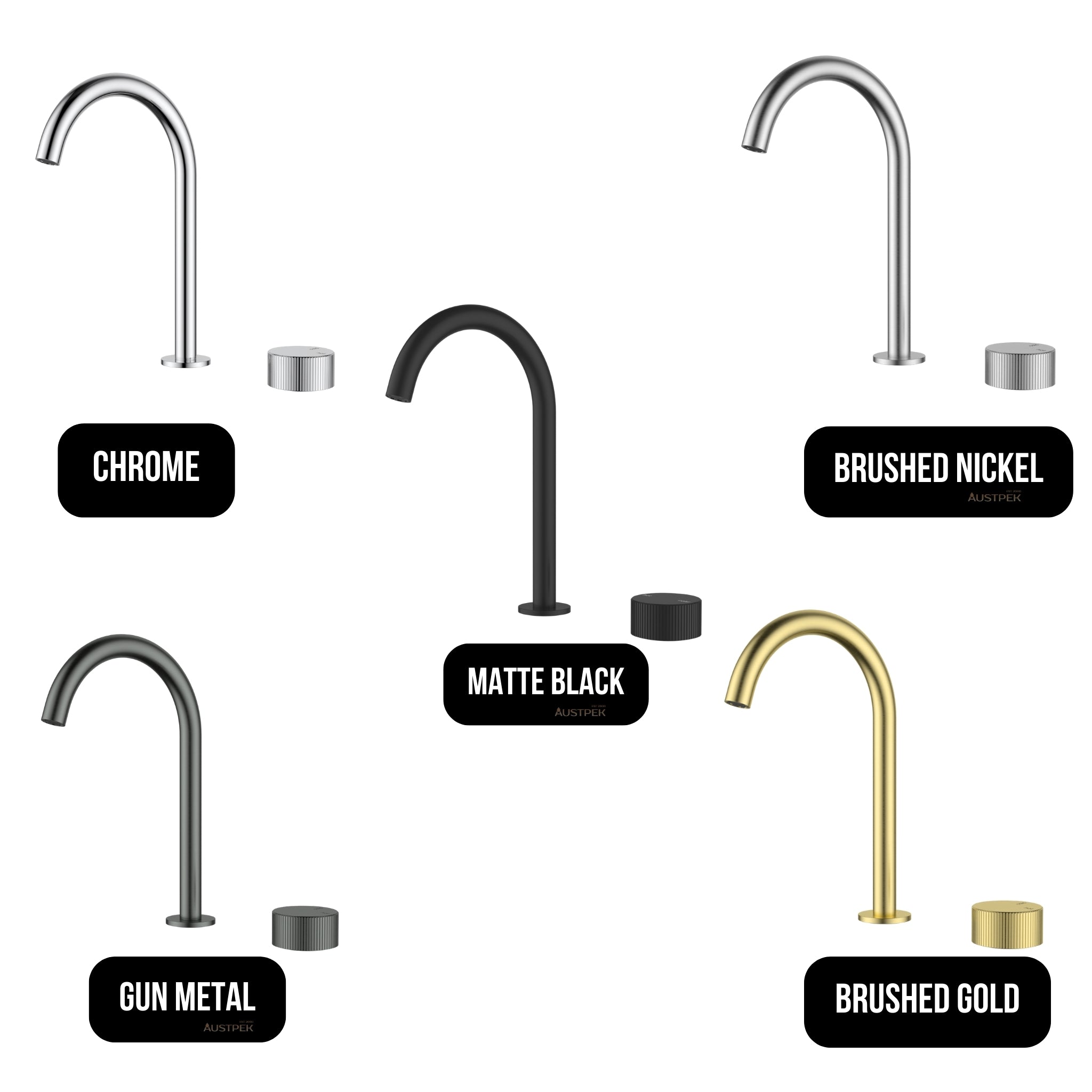 IKON SOKO LEAD FREE HOB BASIN MIXER 284MM CHROME
