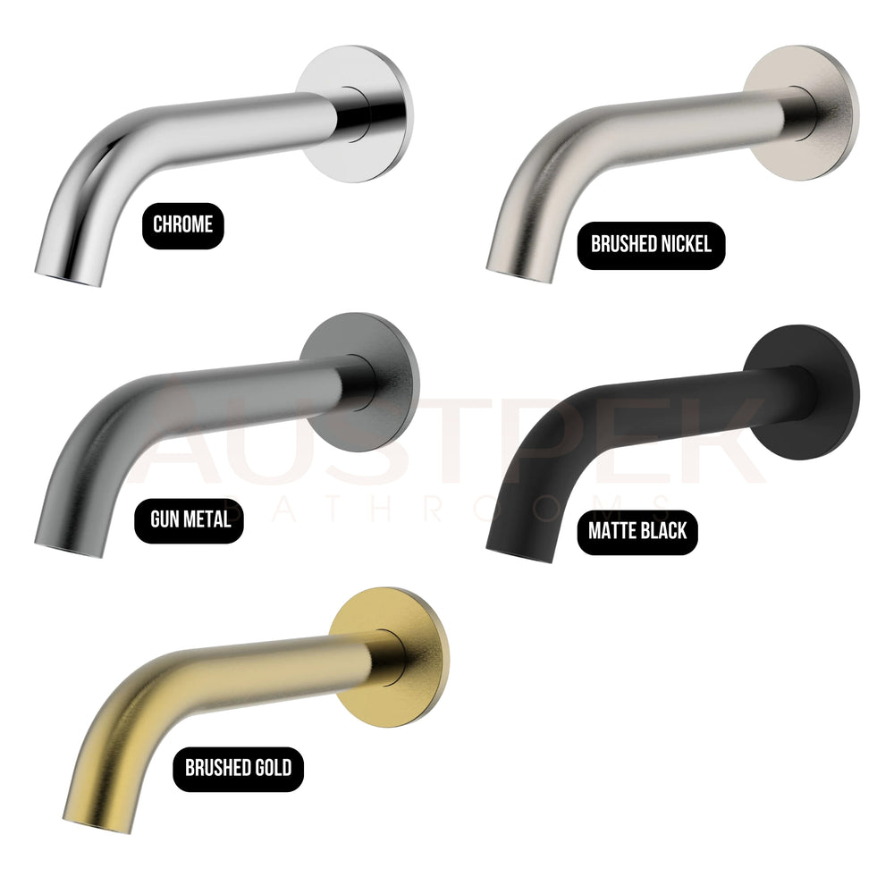 IKON SOKO LEAD FREE BATH SPOUT BRUSHED NICKEL