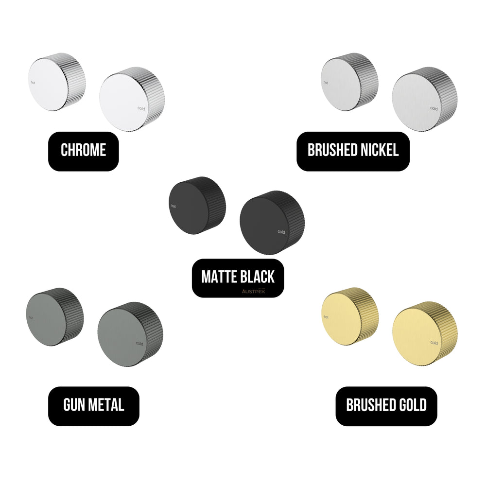 IKON SOKO LEAD FREE 1/4 TURN WALL TOP ASSEMBLY CHROME