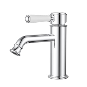 IKON CLASICO BASIN MIXER CERAMIC HANDLE 170MM CHROME
