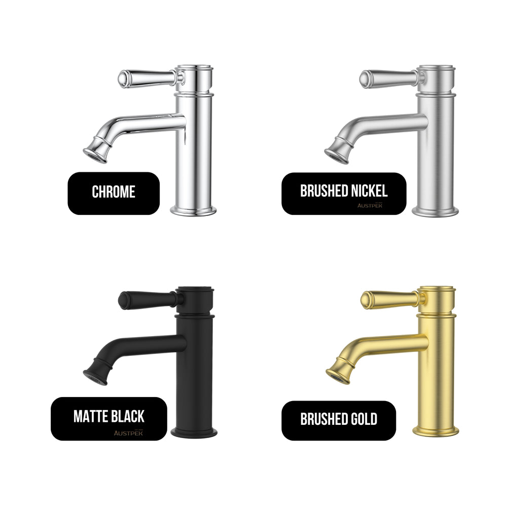 IKON CLASICO BASIN MIXER 170MM BRUSHED NICKEL