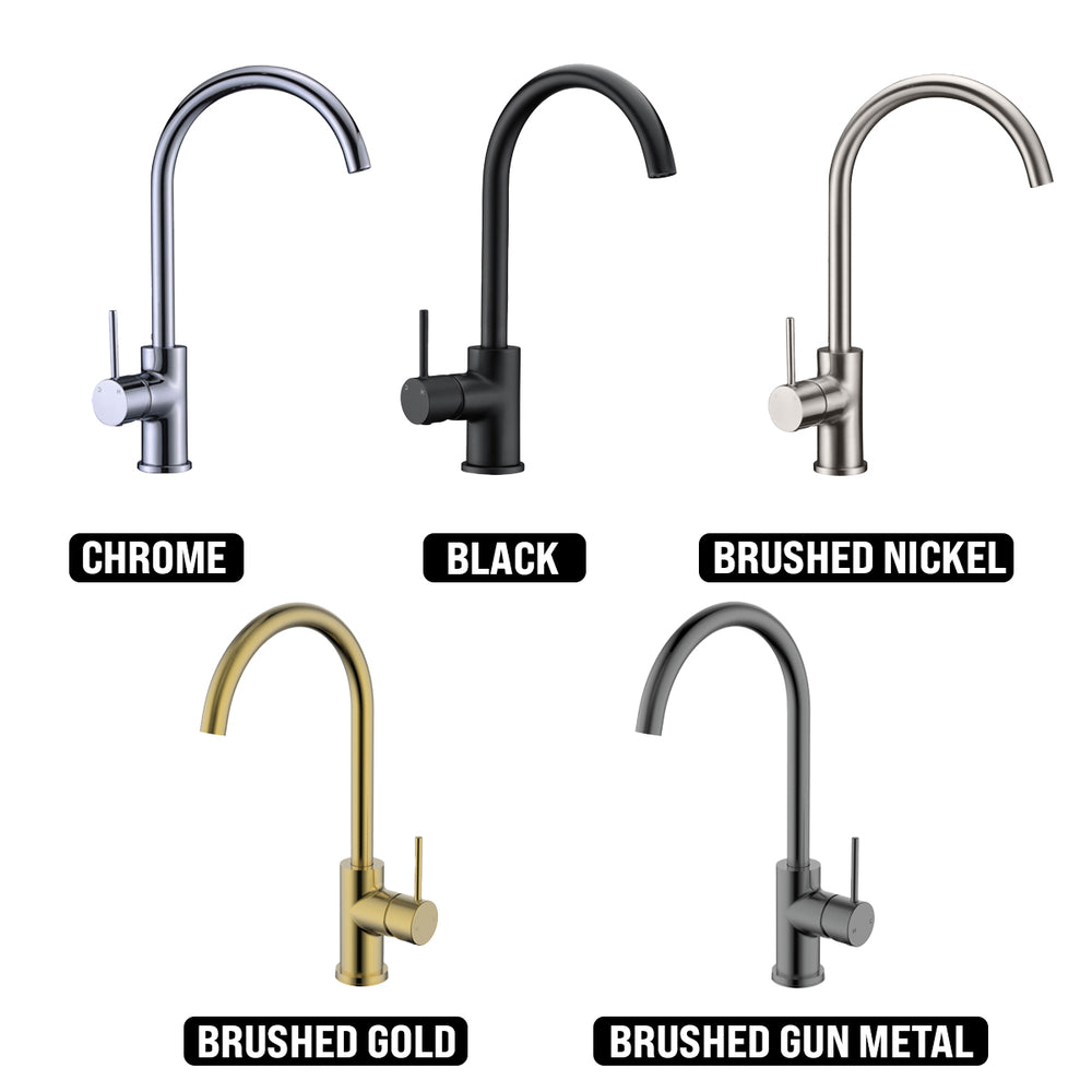IKON HALI LEAD FREE SINK MIXER 348MM MATTE BLACK
