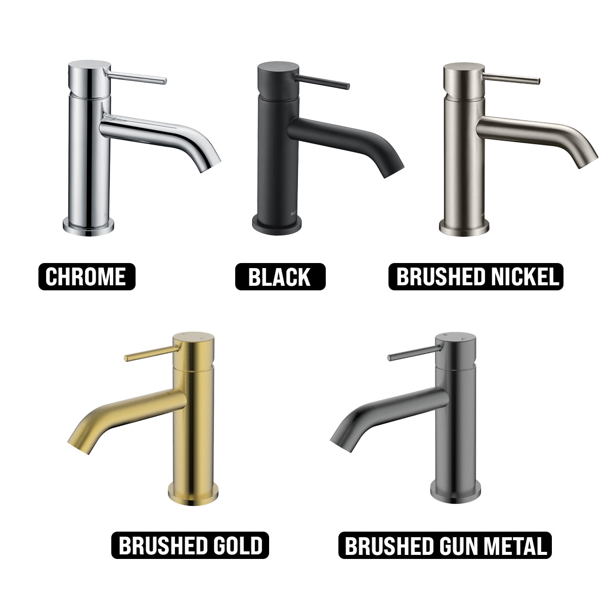 IKON HALI BASIN MIXER 164MM GUN METAL