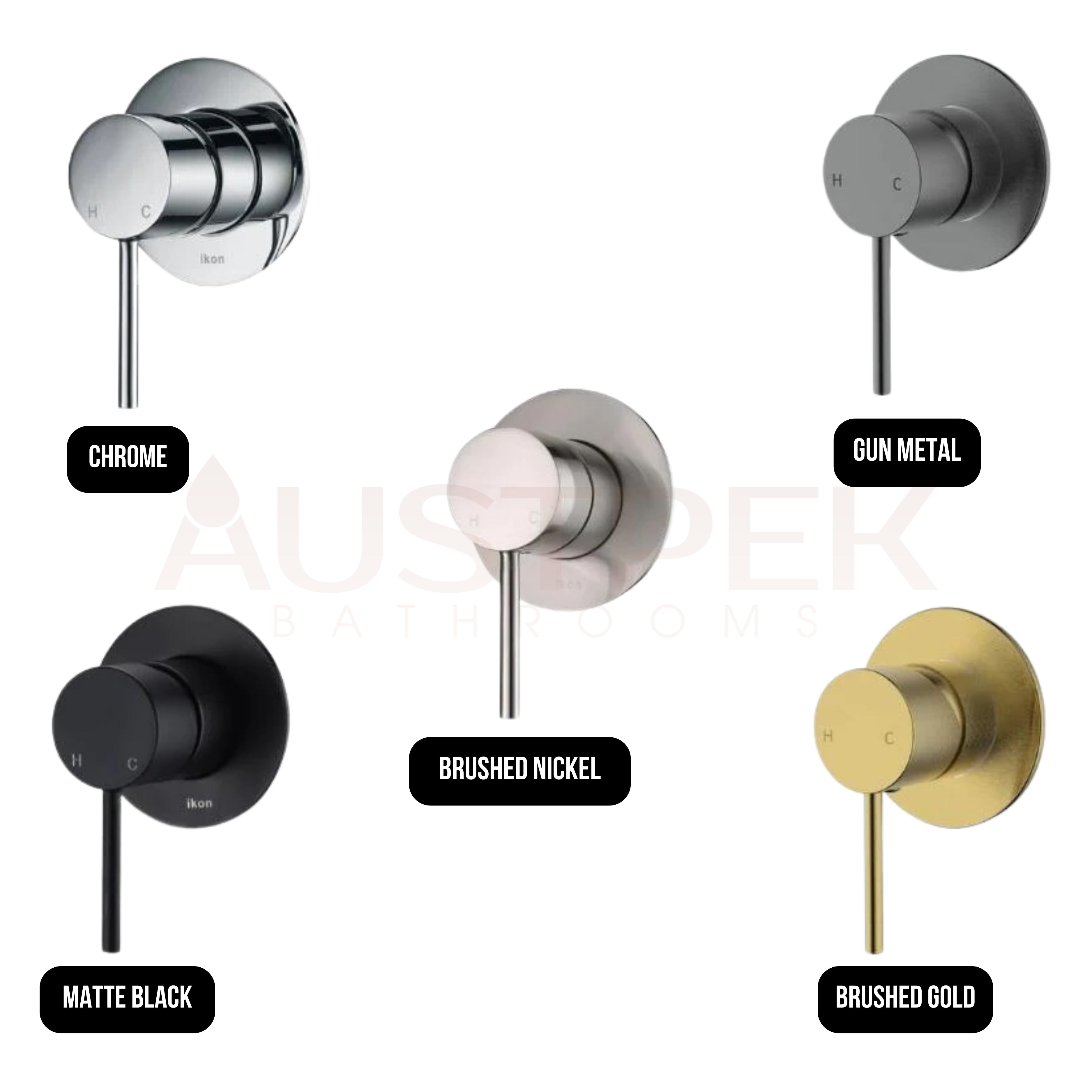 IKON HALI WALL MIXER MATTE BLACK