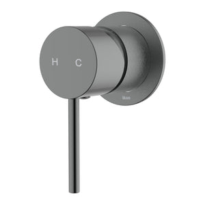 IKON HALI WALL MIXER WITH 60MM COVER PLATE GUN METAL