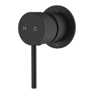 IKON HALI WALL MIXER WITH 60MM COVER PLATE MATTE BLACK