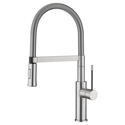 IKON SCOTIA LEAD FREE SINK MIXER CHROME 491MM BRUSHED NICKEL