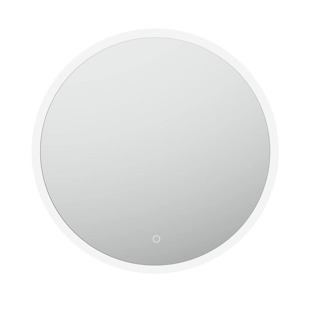 INFINITY HAMILTON FRAMELESS ROUND LED MIRROR TRIO COLOUR 800X800MM