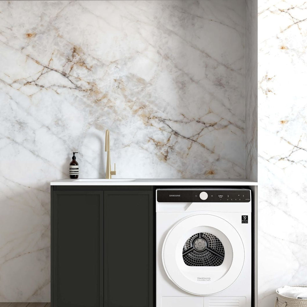 OTTI HAMPSHIRE MATTE BLACK 630MM BASE LAUNDRY CABINET
