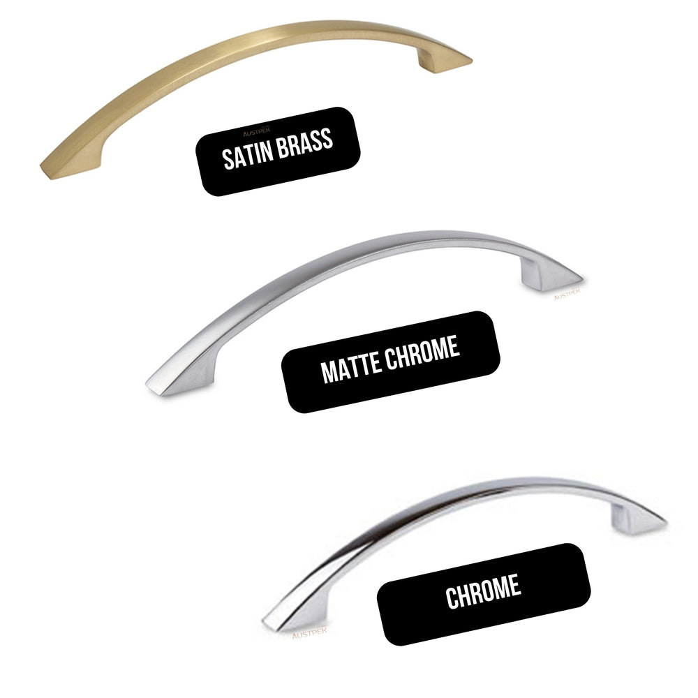 MODULR BOW HANDLE 128MM CHROME