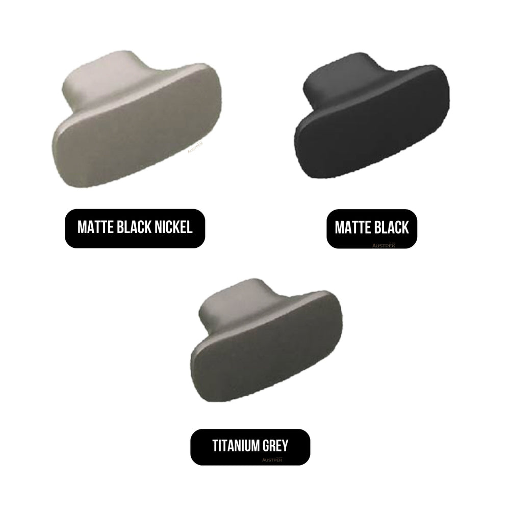 MODULR KNOB HANDLE 25MM MATTE BLACK NICKEL