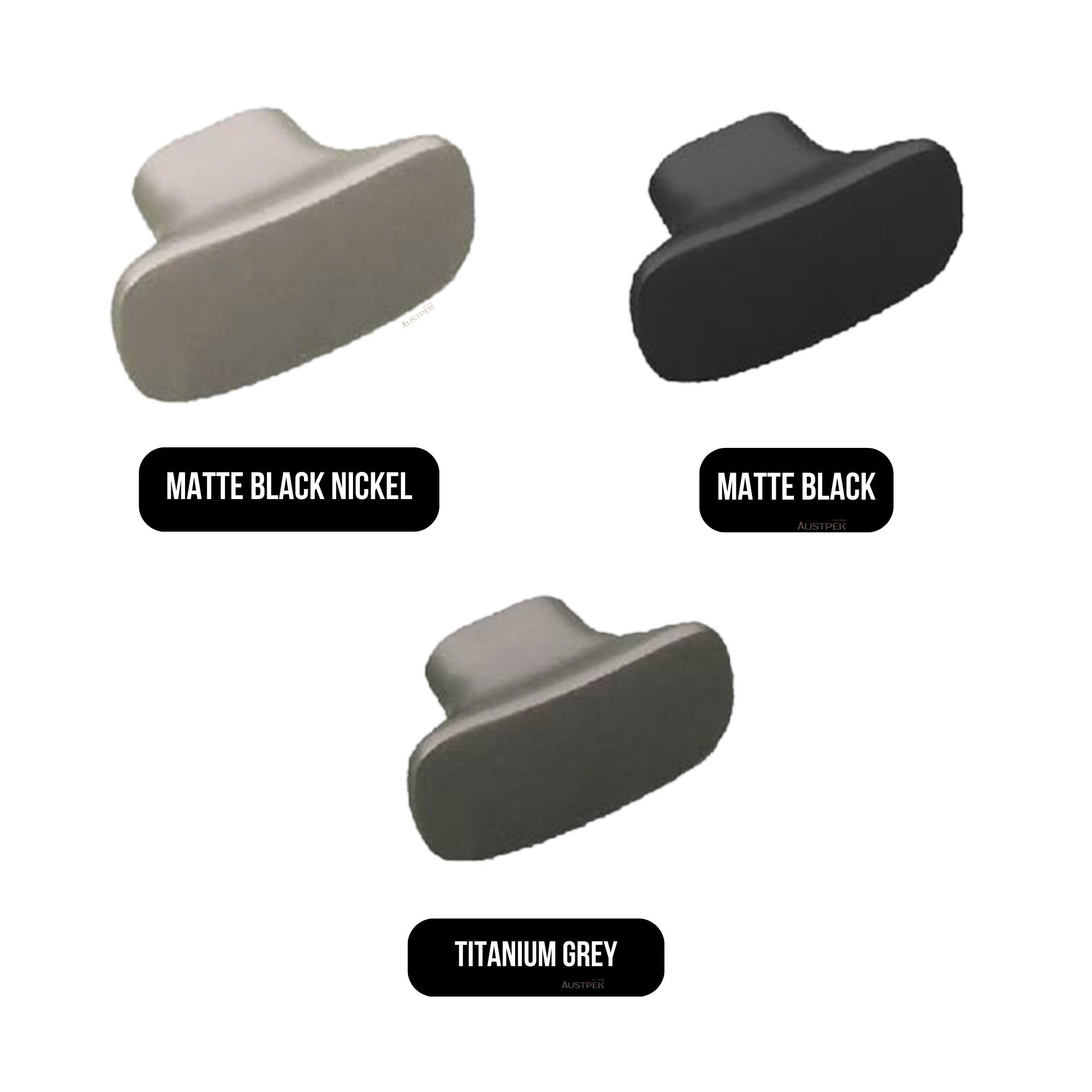 MODULR KNOB HANDLE 25MM MATTE BLACK NICKEL