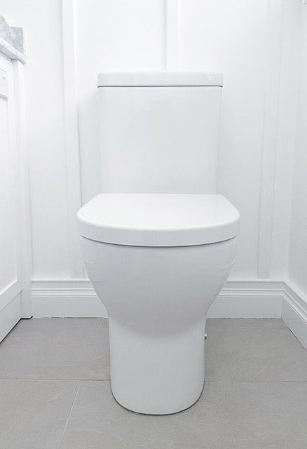 TURNER HASTINGS HARTLEY CLOSE COUPLED BACK TO WALL TOILET SUITE GLOSS WHITE