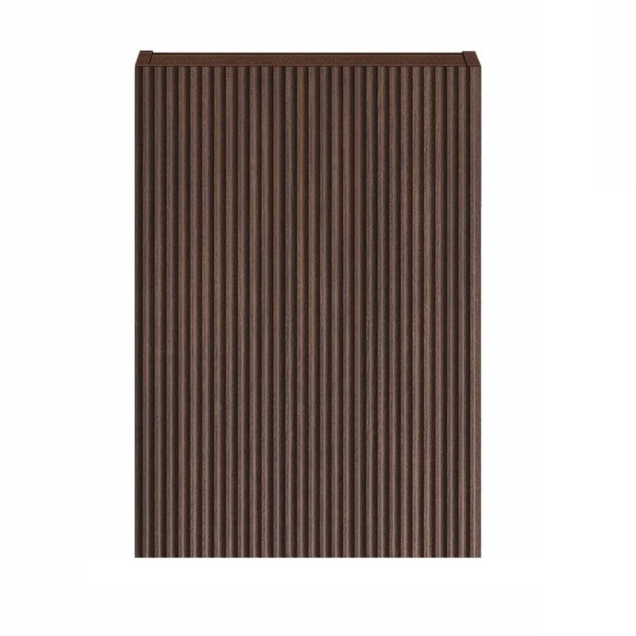 OTTI HAVANA SABLE WALNUT FLUTED 1715MM LAUNDRY AND WALL CABINET WITH STONE TOP & SINK (PACKAGE-B)