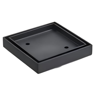 INFINITY TILE INSERT FLOOR DRAIN 115MM BLACK