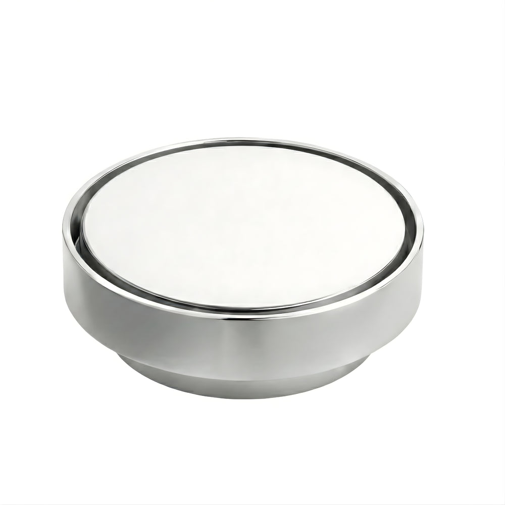 INFINITY ROUND TILE INSERT FLOOR DRAIN 115MM BRUSHED NICKEL