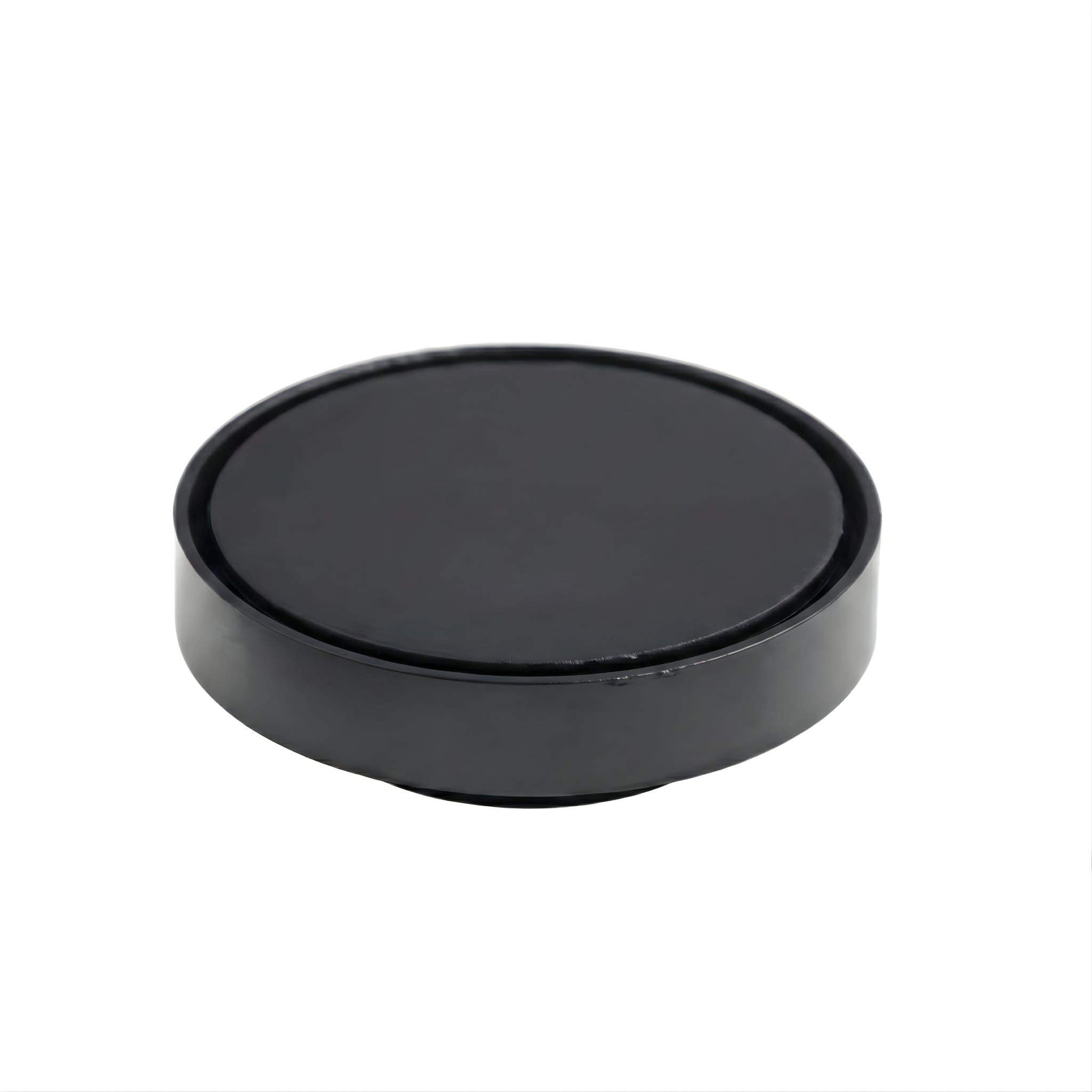 INFINITY ROUND TILE INSERT FLOOR DRAIN 115MM BLACK