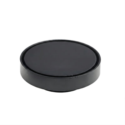 INFINITY ROUND TILE INSERT FLOOR DRAIN 115MM BLACK