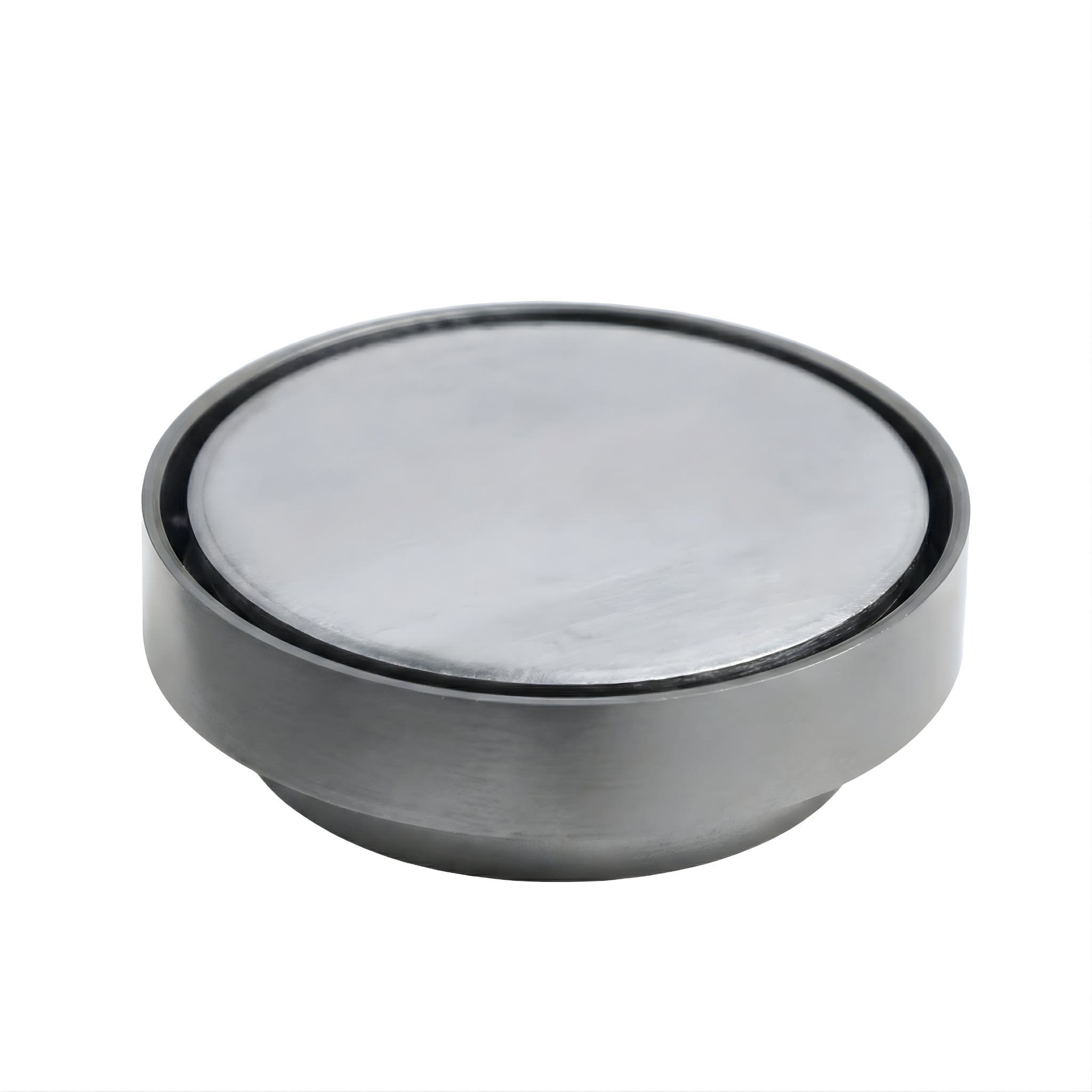 INFINITY ROUND TILE INSERT FLOOR DRAIN 115MM GUN METAL