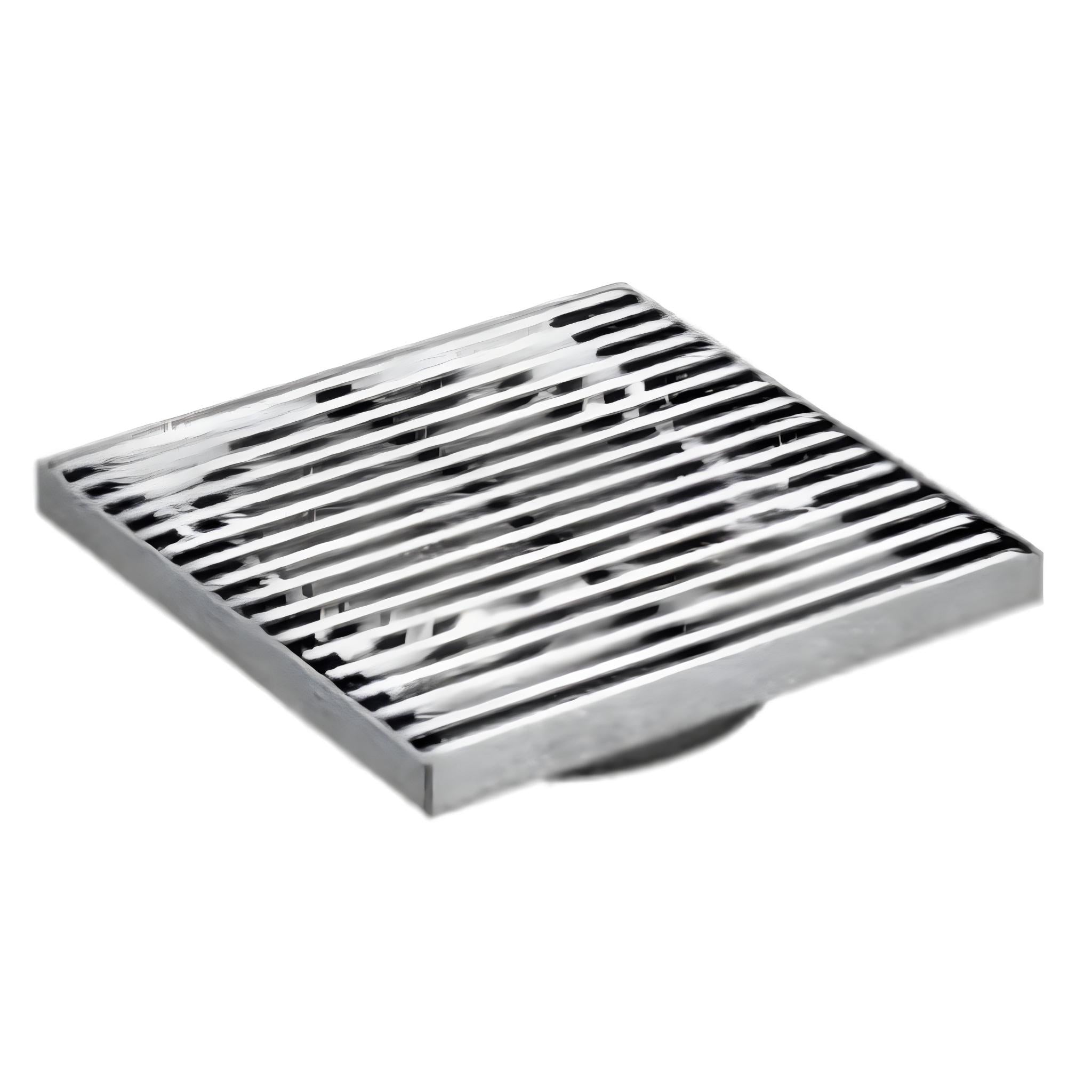 INFINITY GRILLS SQUARE TILE INSERT FLOOR DRAIN 115MM CHROME