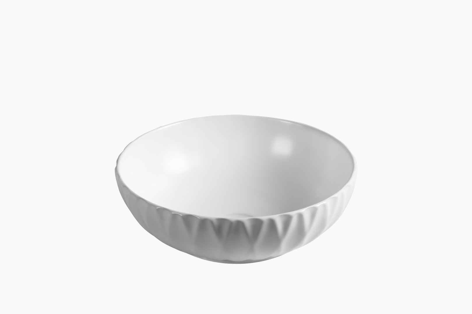 INFINITY CERAMIC BASIN ABOVE COUNTER ROUND MATTE WHITE 400MM