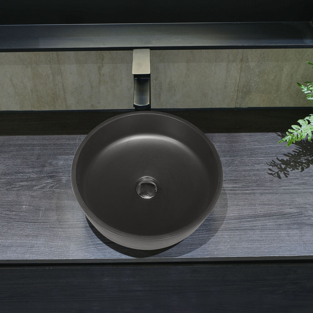 INFINITY ABOVE COUNTER BASIN ROUND PORCELAIN 410MM