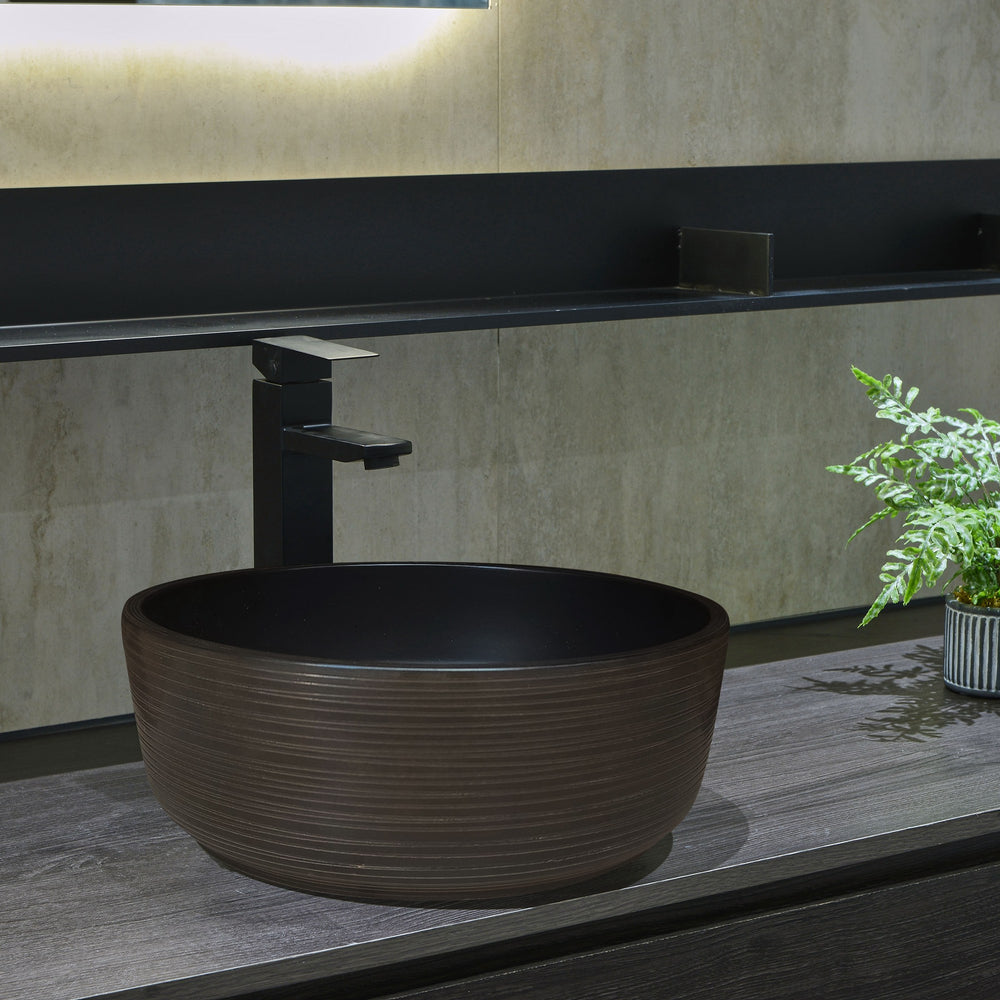 INFINITY ABOVE COUNTER BASIN ROUND PORCELAIN 410MM