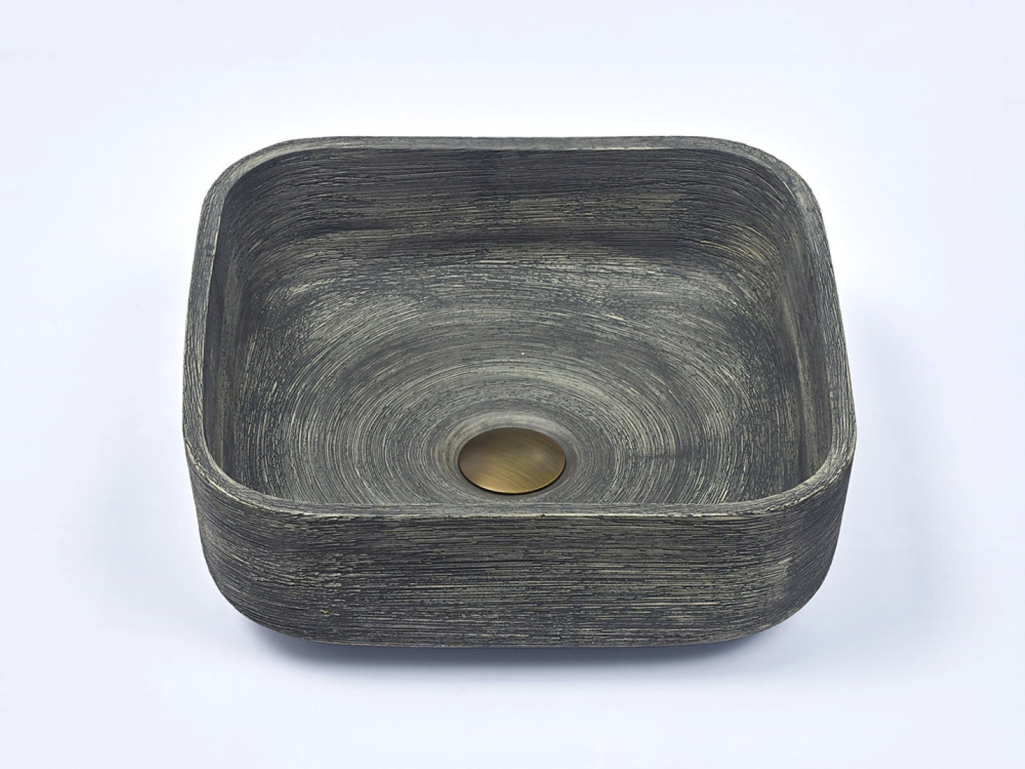 INFINITY ABOVE COUNTER BASIN SQUARE PORCELAIN 390MM
