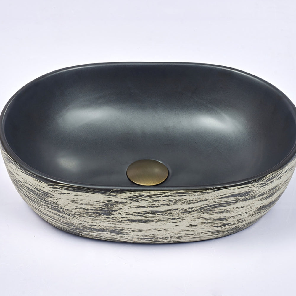 INFINITY ABOVE COUNTER BASIN OVAL PORCELAIN 475MM
