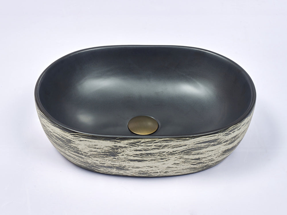 INFINITY ABOVE COUNTER BASIN OVAL PORCELAIN 475MM