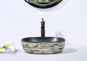 INFINITY ABOVE COUNTER BASIN OVAL PORCELAIN 475MM