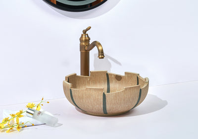 INFINITY ABOVE COUNTER BASIN ROUND PORCELAIN 410MM