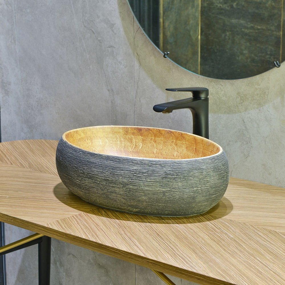 INFINITY ART BASIN PORCELAIN OVAL 470MM