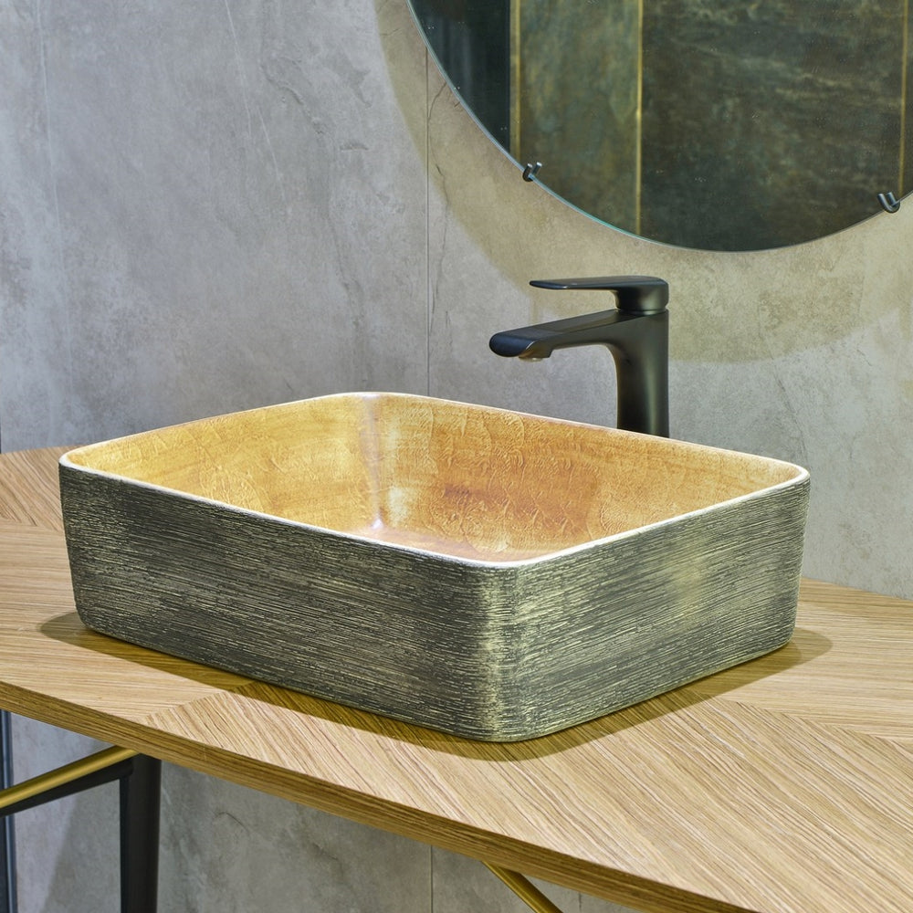 INFINITY ART BASIN PORCELAIN RECTANGULAR 470MM