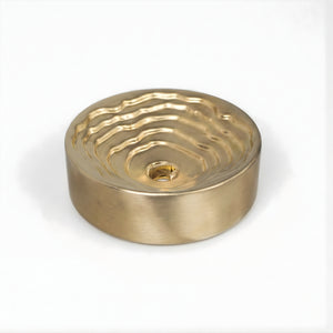 INFINITY ABOVE COUNTER CERAMIC BASIN MATTE GOLD 410MM
