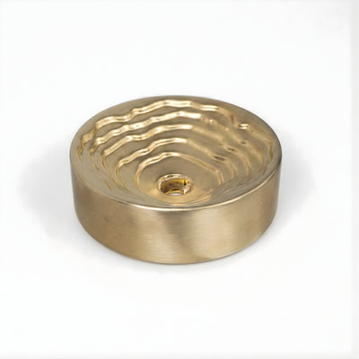 INFINITY ABOVE COUNTER CERAMIC BASIN MATTE GOLD 410MM