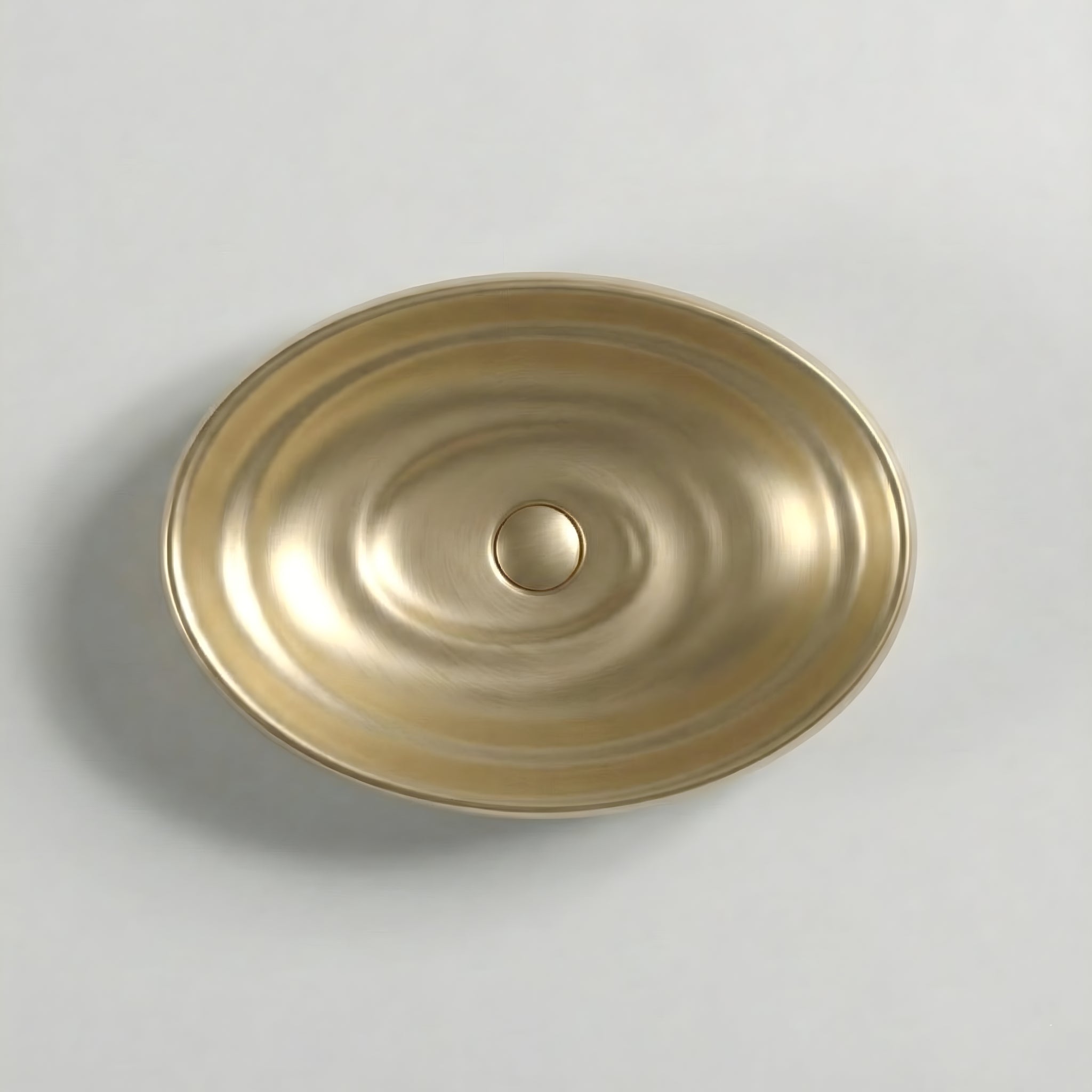 INFINITY ABOVE COUNTER CERAMIC BASIN MATTE GOLD 600MM
