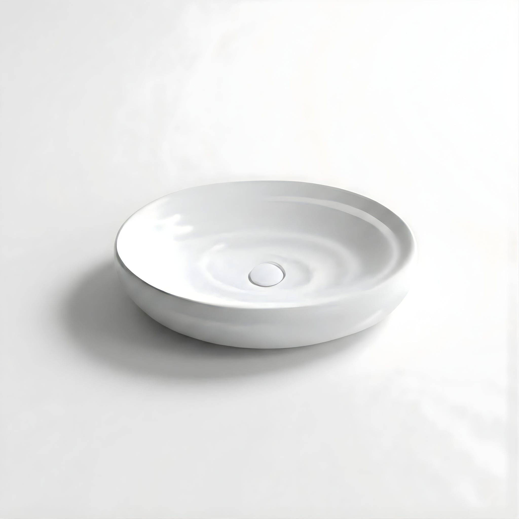 INFINITY ABOVE COUNTER CERAMIC BASIN MATTE WHITE 600MM