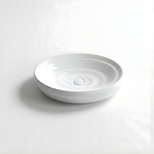 INFINITY ABOVE COUNTER CERAMIC BASIN MATTE WHITE 600MM