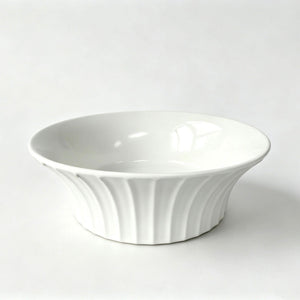 INFINITY CERAMIC BASIN ABOVE COUNTER ROUND GLOSS WHITE 395MM