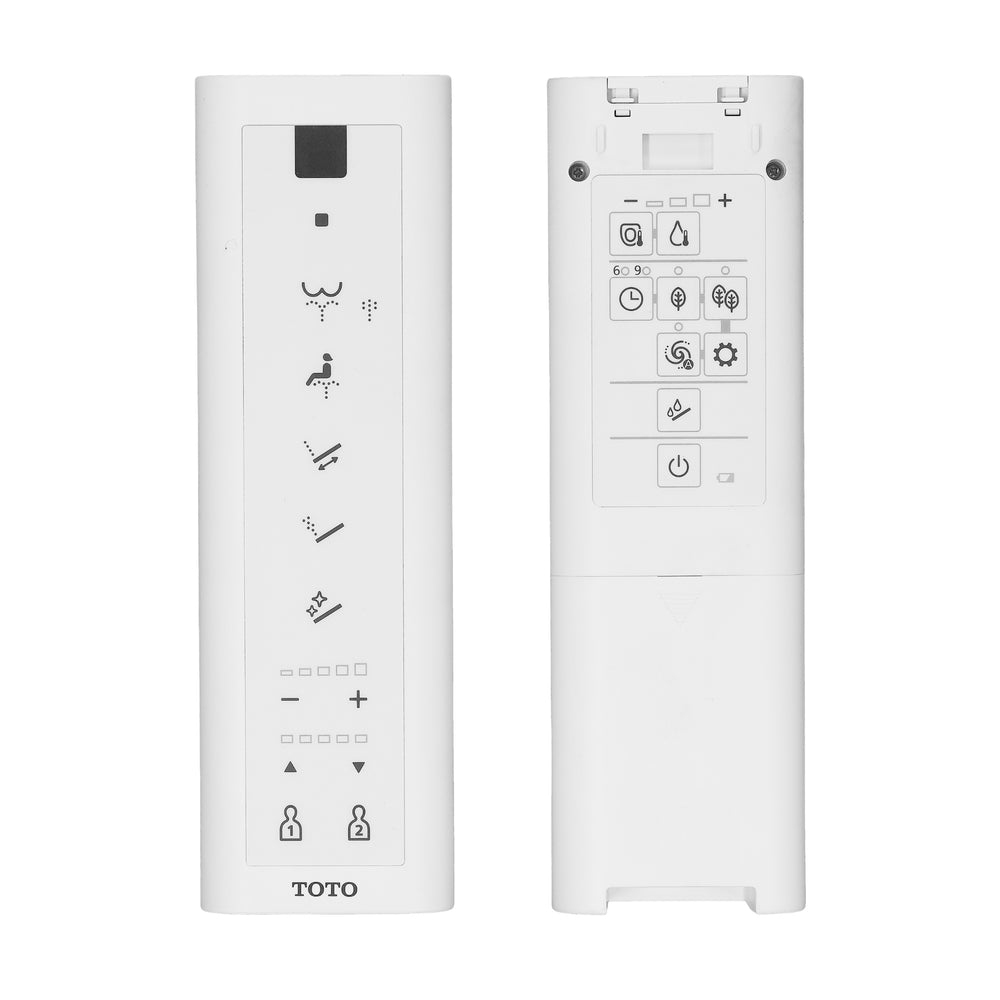TOTO S5 WASHLET W/ REMOTE CONTROL AND INSPIRE WALL FACED RIMLESS TOILET PACKAGE (D-SHAPED) GLOSS WHITE