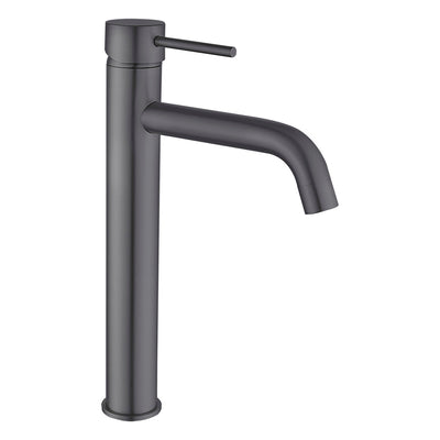 HELLYCAR IDEAL LEAD FREE HIGH BASIN MIXER 315MM BRUSHED GUN METAL