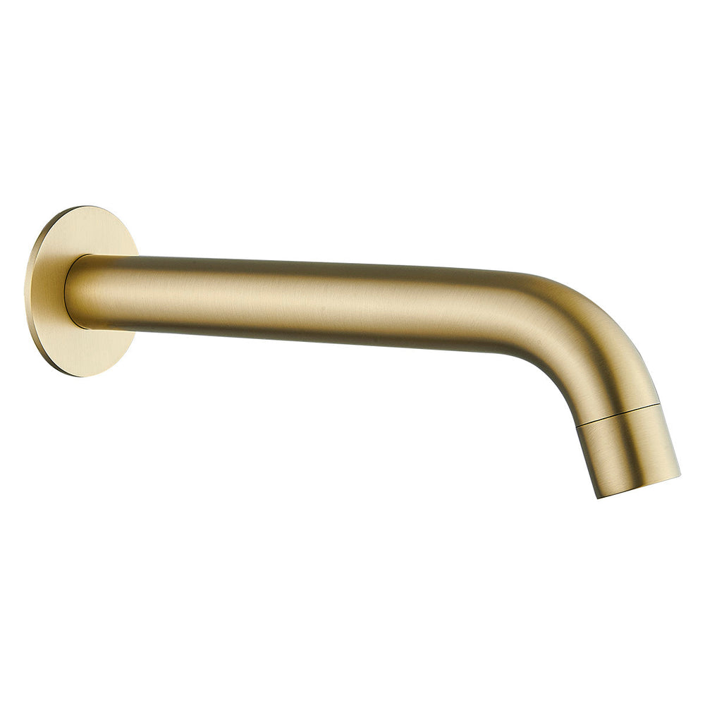 HELLYCAR IDEAL LEAD FREE BATH OUTLET 210MM BRUSHED GOLD