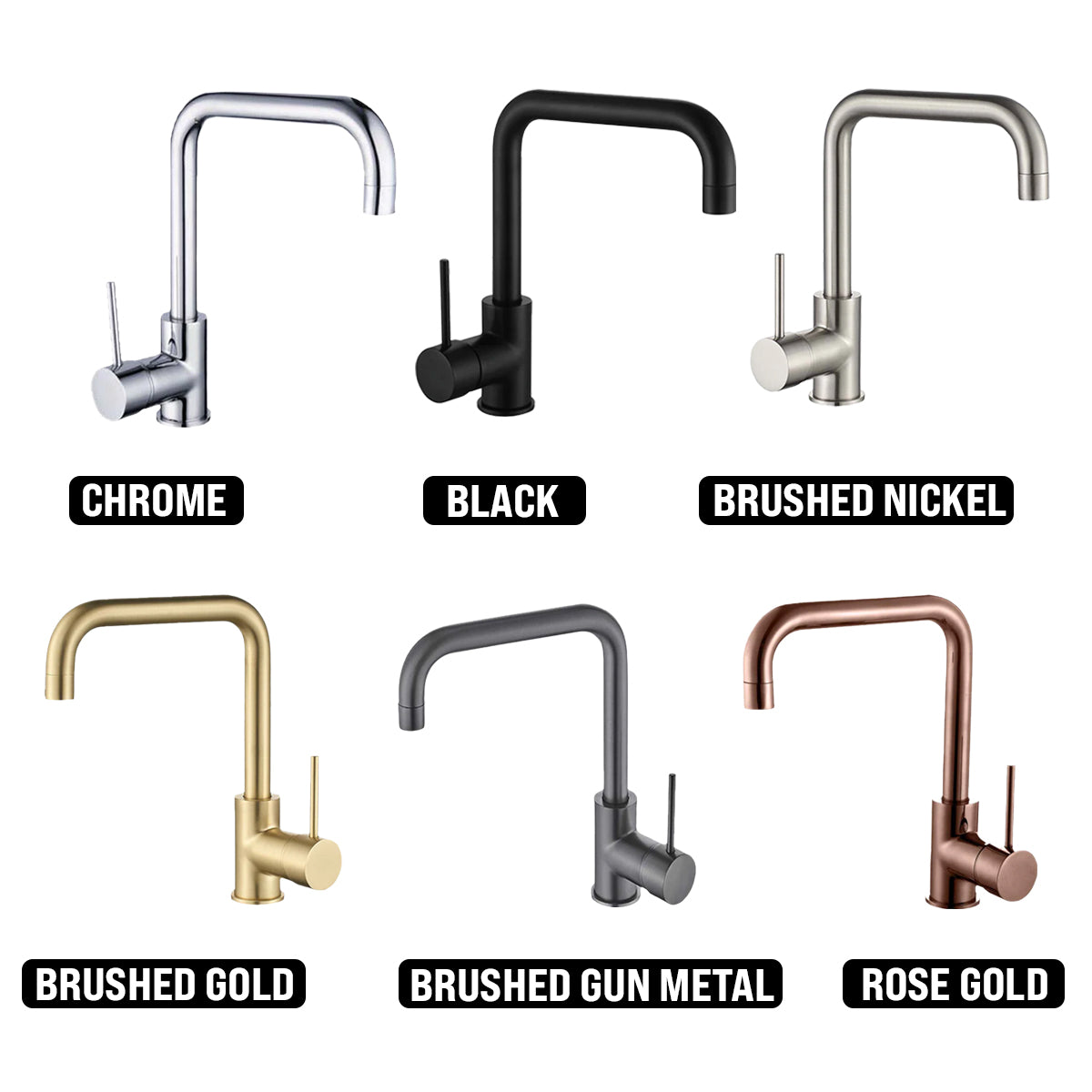HELLYCAR IDEAL SINK MIXER 271MM BRUSHED NICKEL