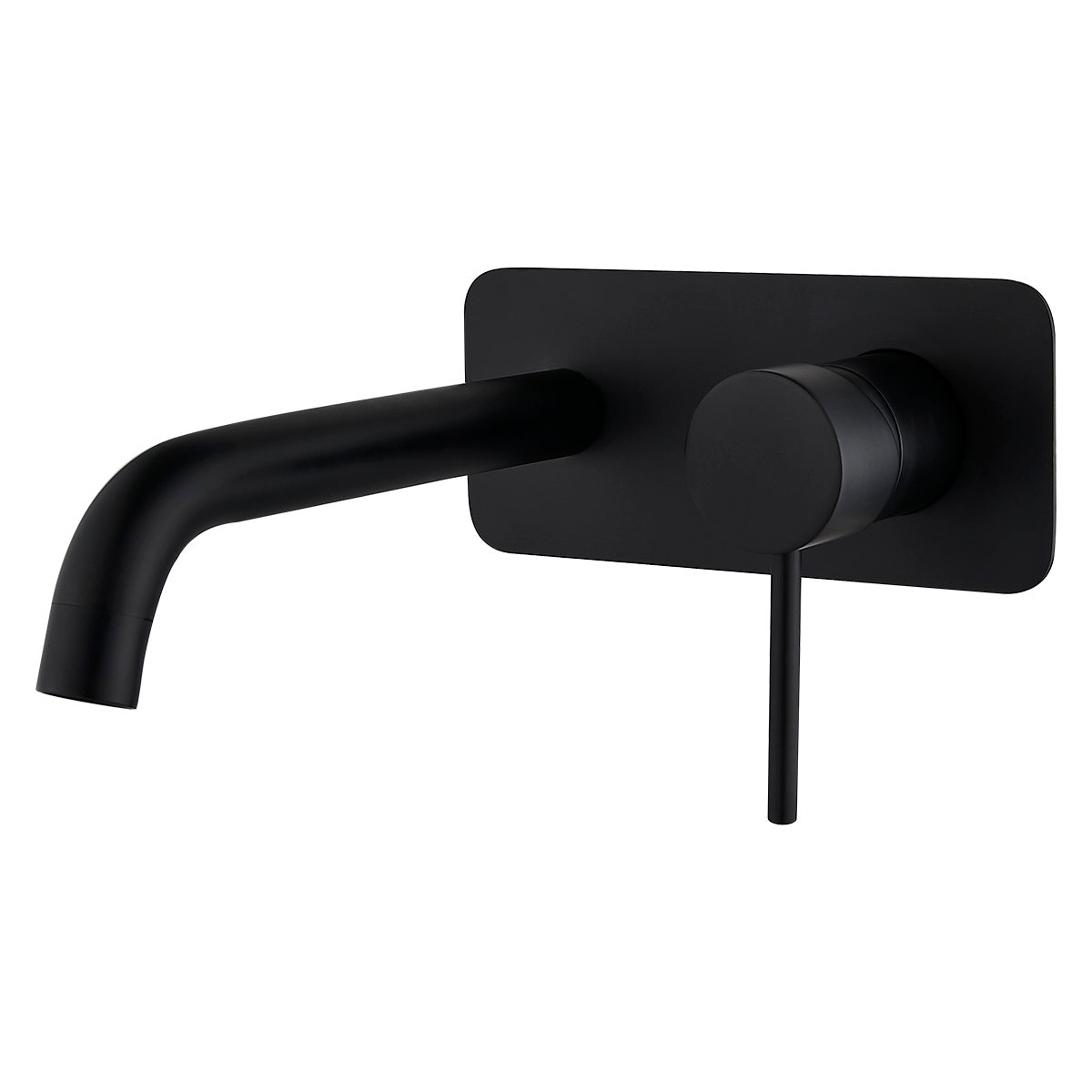 HELLYCAR IDEAL WALL MIXER WITH OUTLET 209MM BLACK